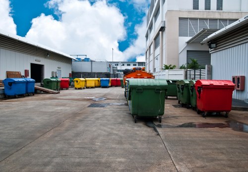 Mid-size garden waste load piled for removal near Mare Street